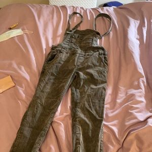 Overall’s free people!! Size 25 gray